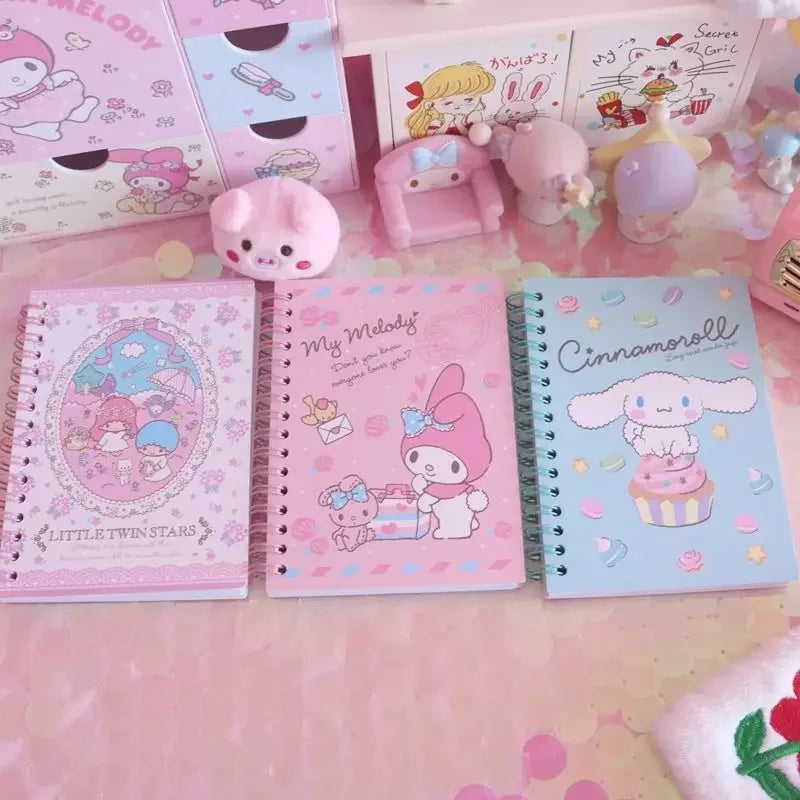 Kawaii Cartoon A6 Notepad – Mini Diary for Students & Everyday Notes