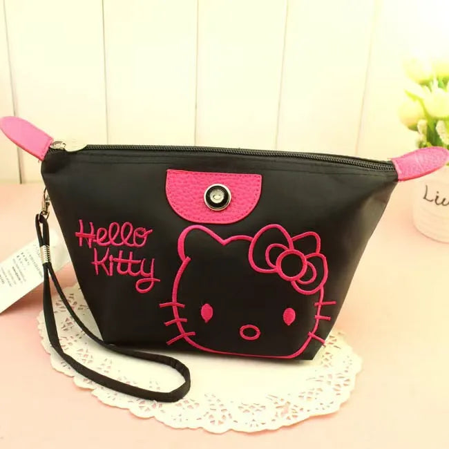 Kawaii Cartoon Makeup & Pencil Bag – Waterproof Large Capacity Storage Pouch