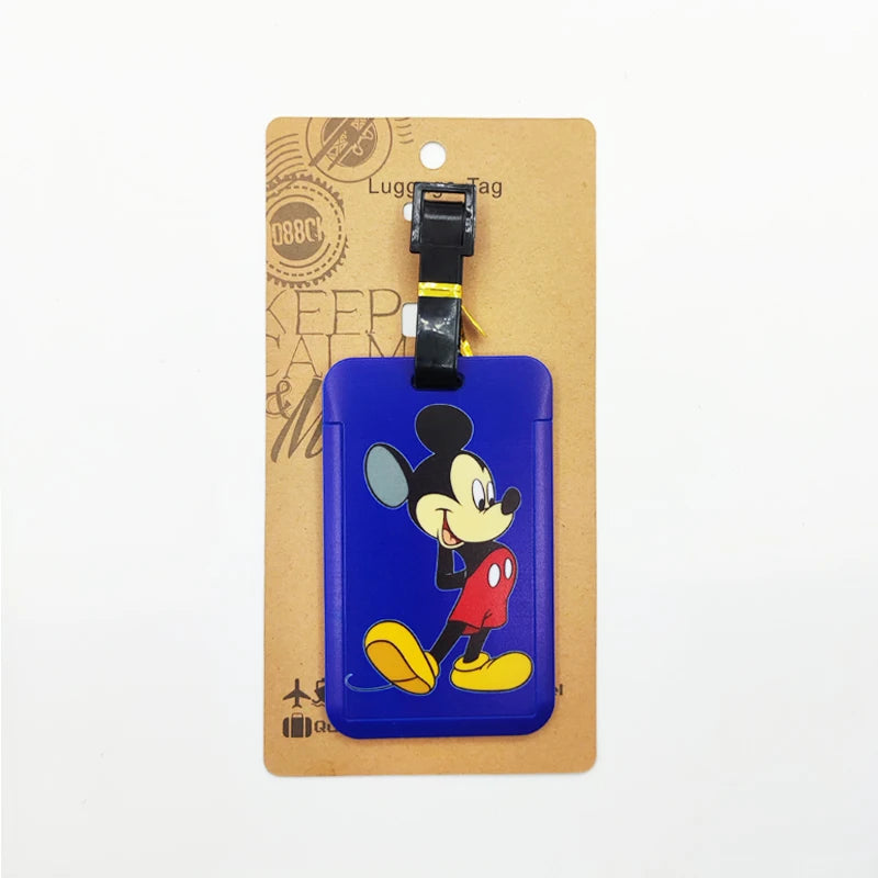 Cartoon Ears Luggage Tag – Travel Bag ID Label for Suitcases