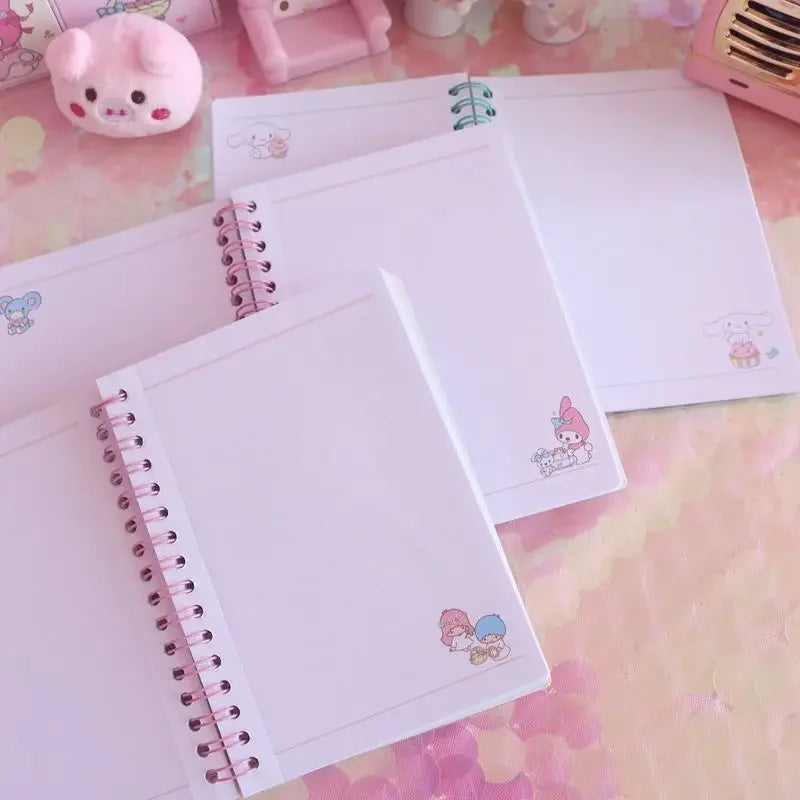 Kawaii Cartoon A6 Notepad – Mini Diary for Students & Everyday Notes
