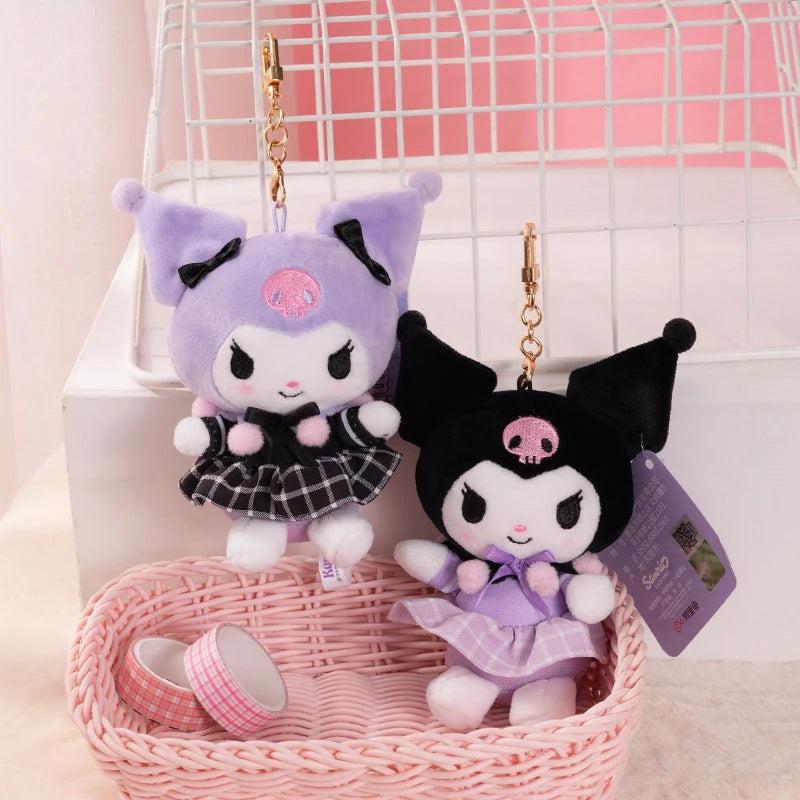 Kawaii Plush Character Bag Pendant – 14cm Cute Backpack Decoration