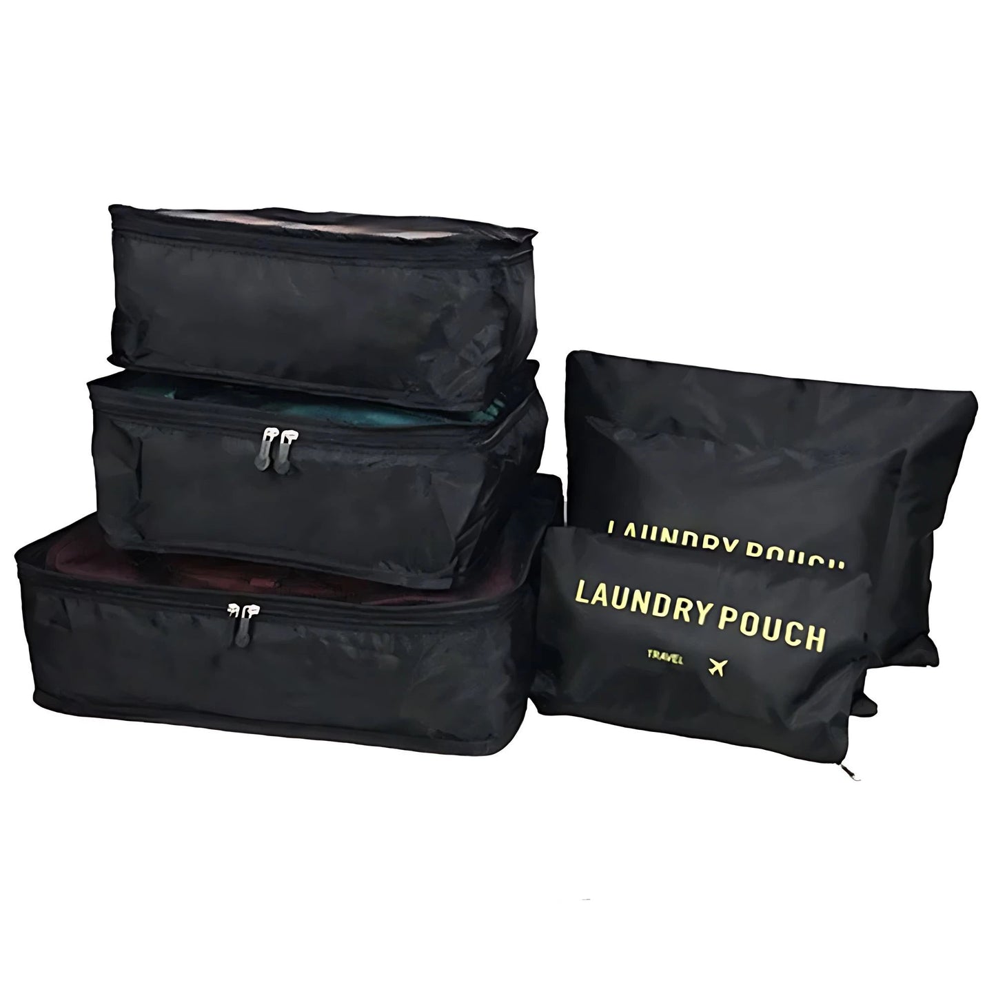 6-Piece Packing Cubes Set – Travel Organizers & Storage Bags