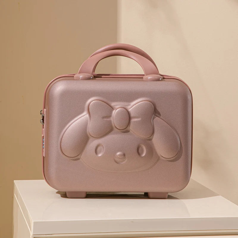Pink Kawaii Makeup Bag – Large Capacity Travel Organizer