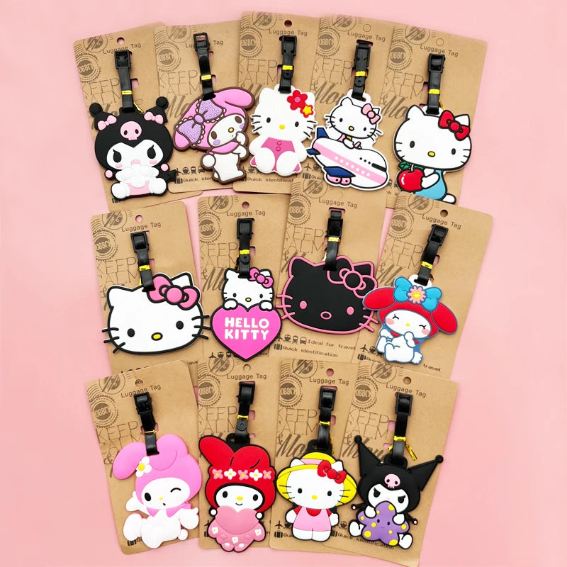 Kawaii Bow Luggage Tag – Cute Travel Bag Identifier