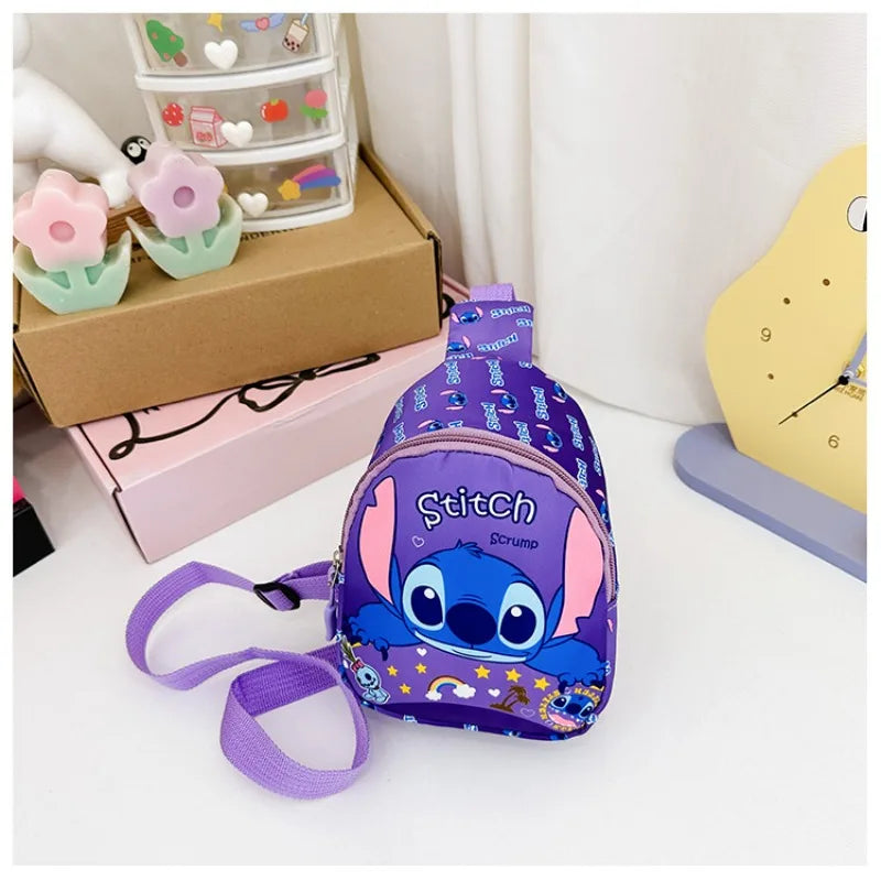 Kawaii Cartoon Chest Bag – Mini Crossbody Waist Pouch for Kids