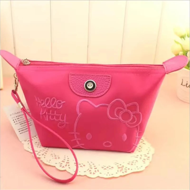 Kawaii Cartoon Makeup & Pencil Bag – Waterproof Large Capacity Storage Pouch