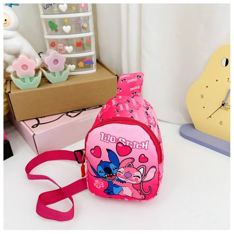 Kawaii Cartoon Chest Bag – Mini Crossbody Waist Pouch for Kids