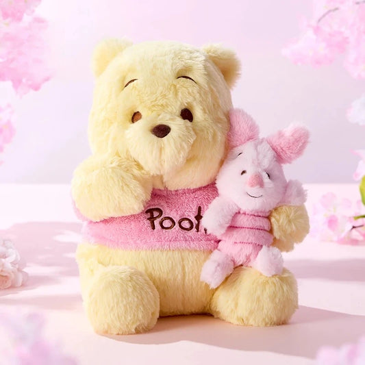 Soft Hugging Bear & Pig Plush – Kawaii-Inspired Stuffed Toy Duo