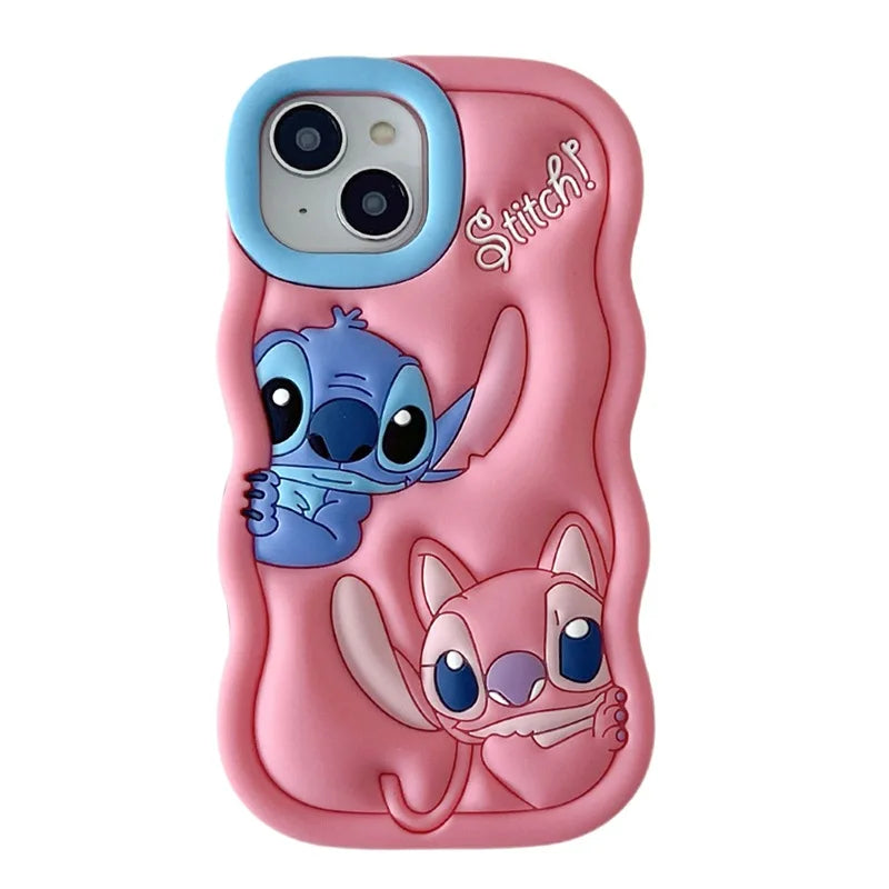 Cute Cartoon Soft TPU Phone Case – iPhone 14, 15 & 16 Series