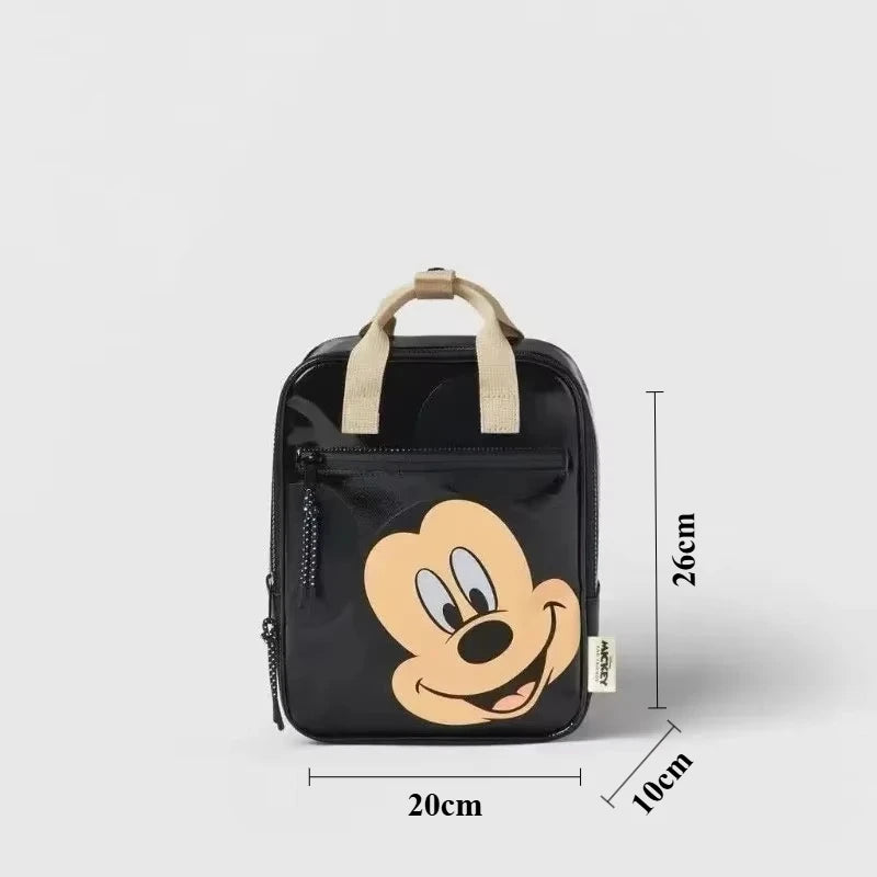 Cartoon Mouse Canvas Backpack – Large Capacity School & Travel Bag