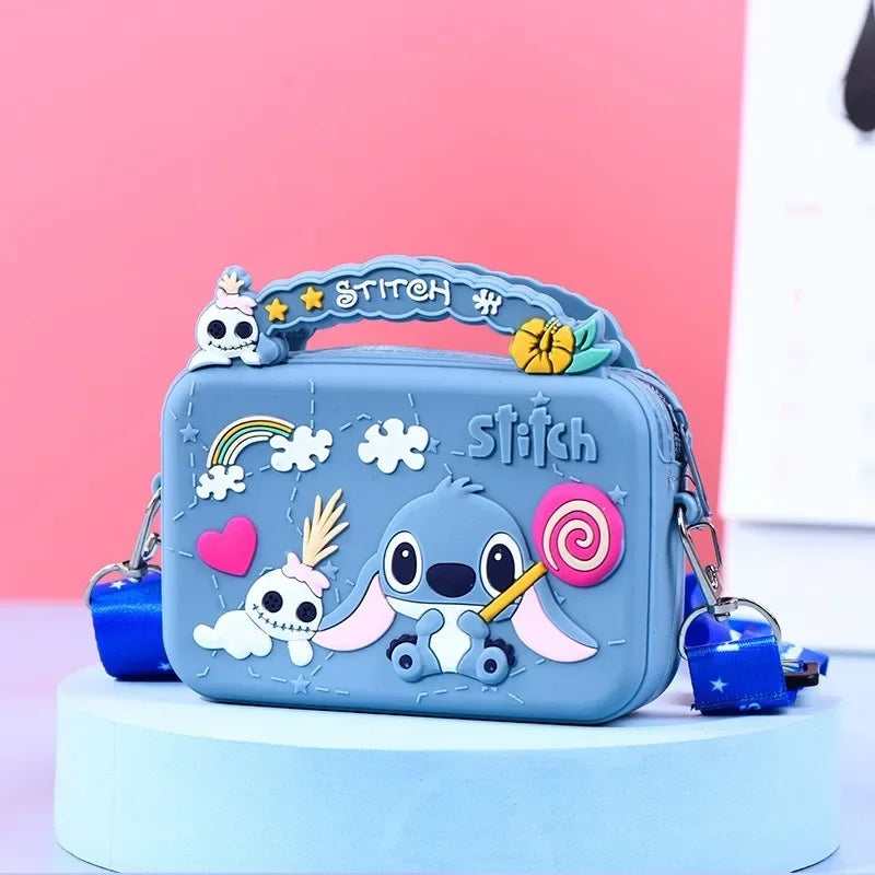 Mini Kawaii Cartoon Shoulder Bag – Soft Silicone Crossbody for Kids