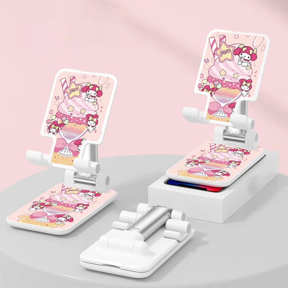 Kawaii Adjustable Desktop Phone & Tablet Stand – Cartoon Style