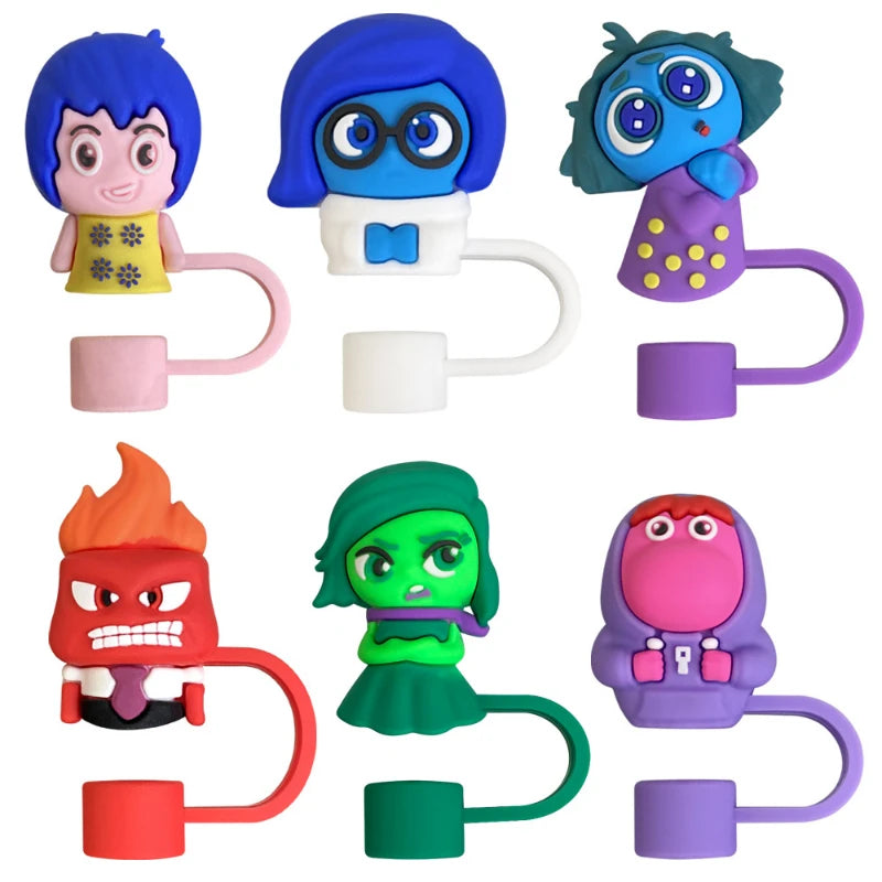 Emotion Character Straw Covers – Fun Kawaii Drink Accessories