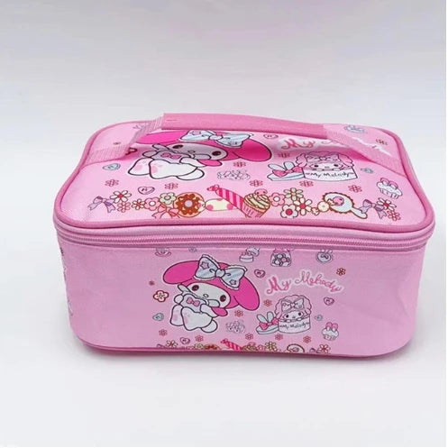 Kawaii Character Insulated Lunch Bag – Water-Resistant Cooler Tote