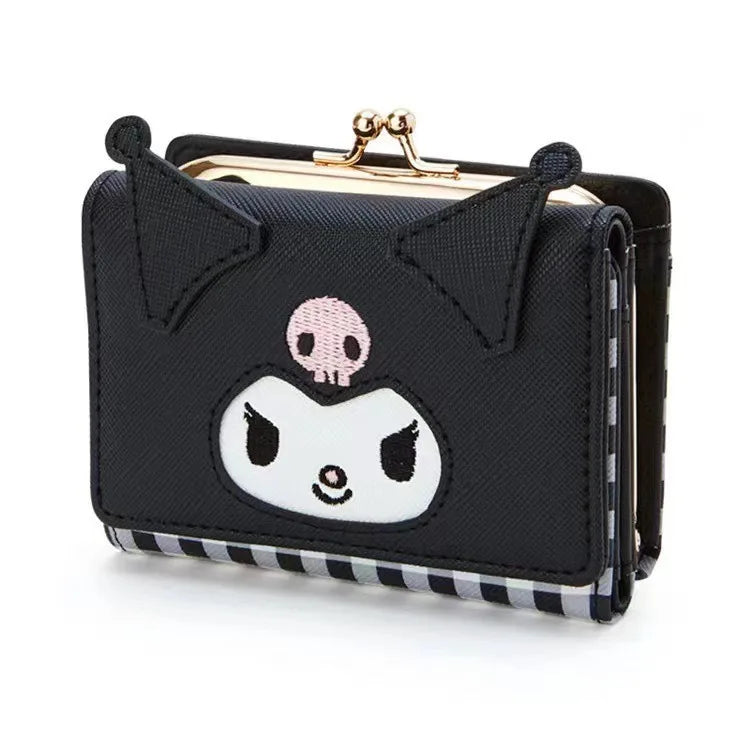 Kawaii Cartoon Wallet – Cute Zip Coin & Card Holder