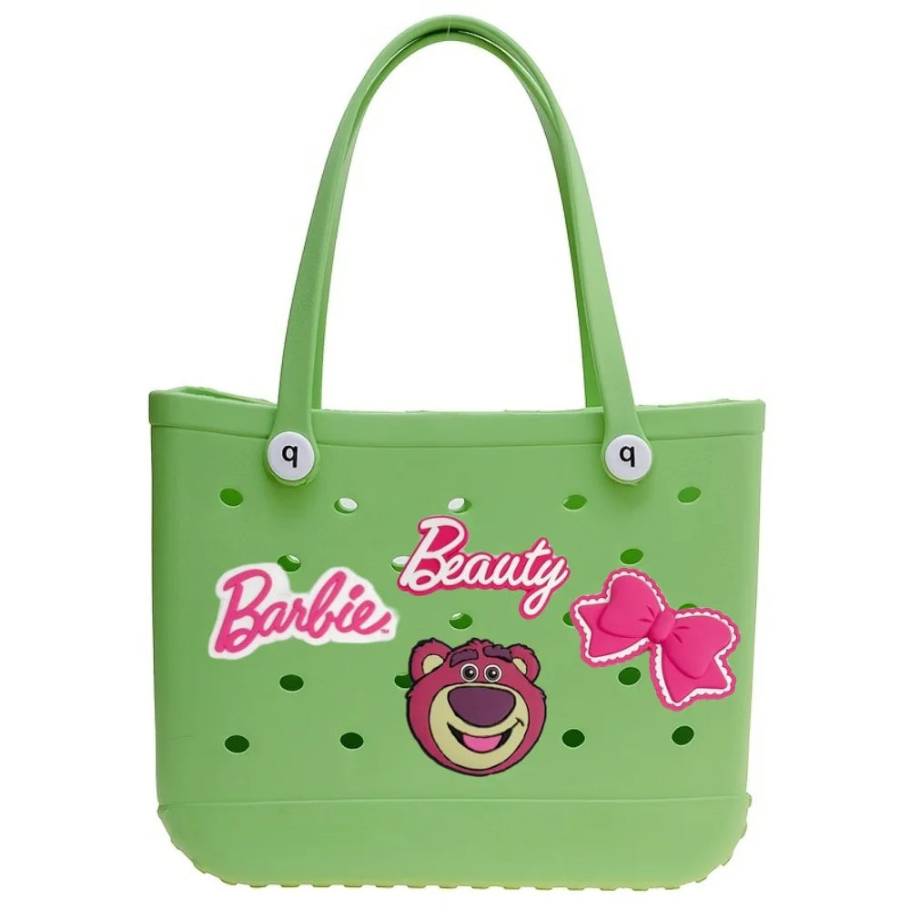 Kawaii Jelly Beach Tote – Waterproof EVA Bag (Medium)