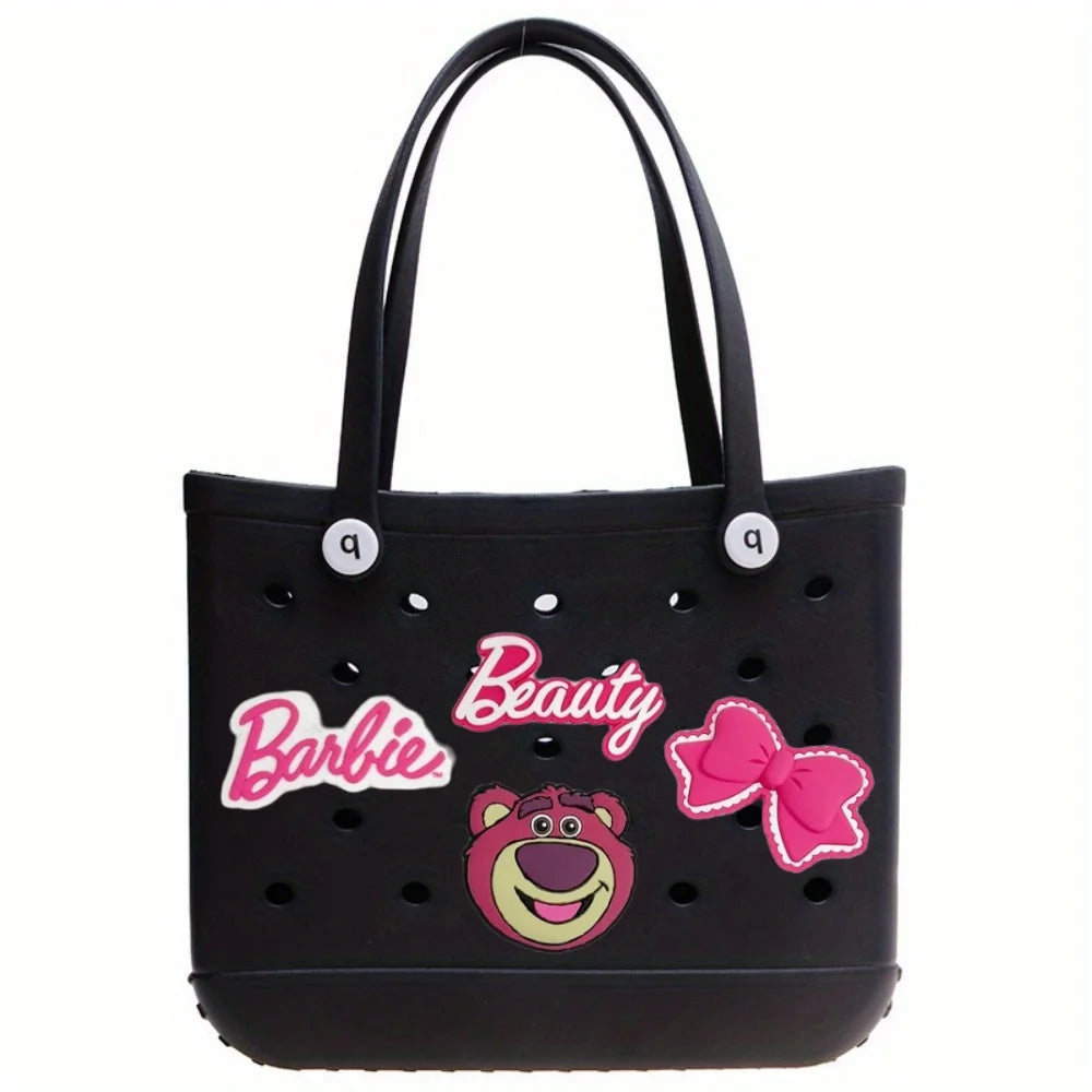 Kawaii Jelly Beach Tote – Waterproof EVA Bag (Medium)