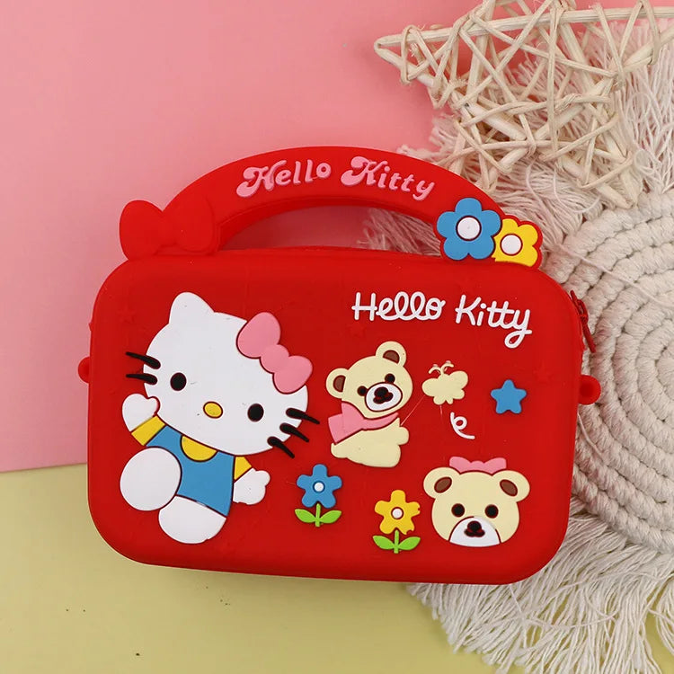 Mini Kawaii Cartoon Shoulder Bag – Soft Silicone Crossbody for Kids