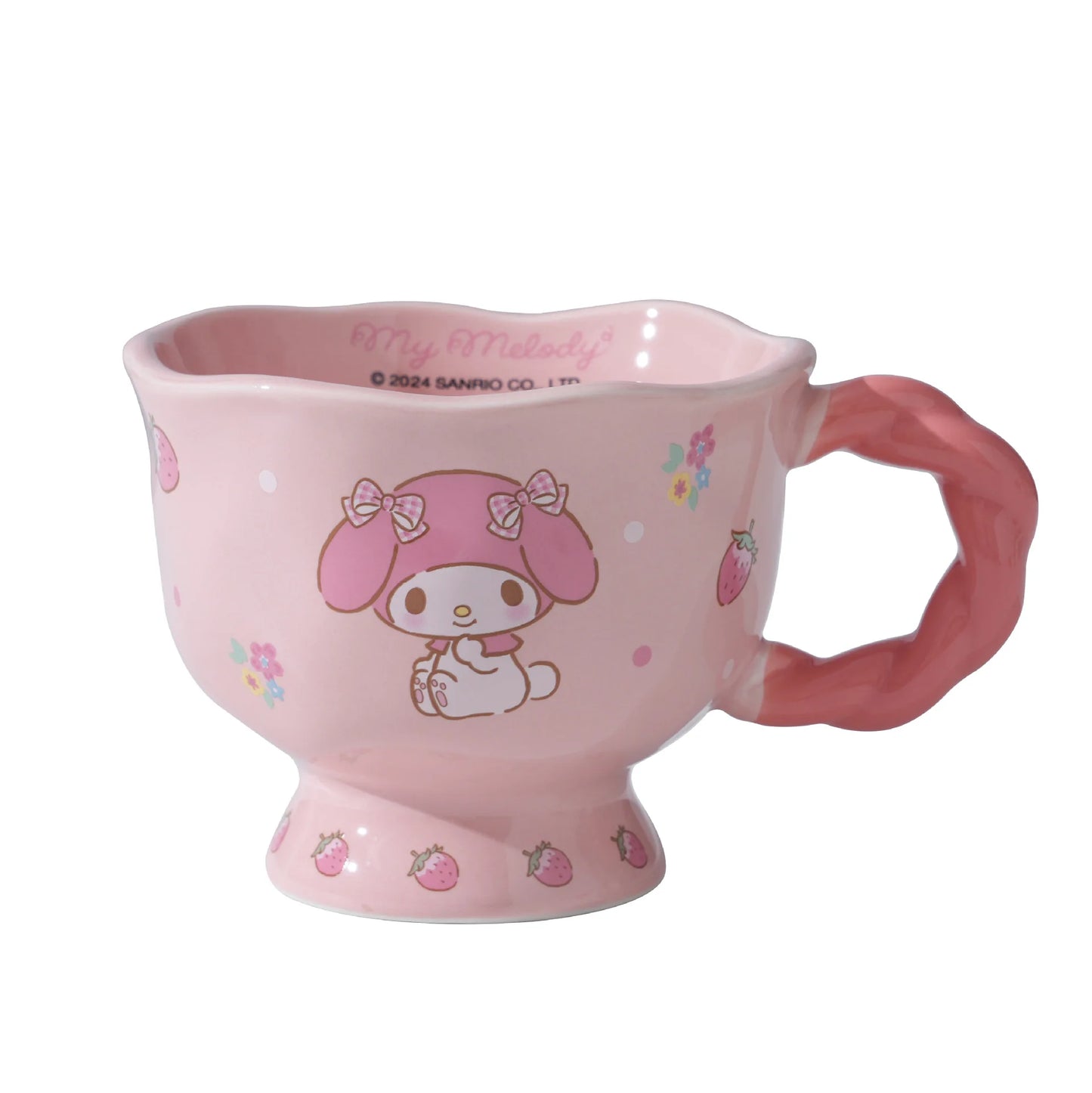 Cute Ceramic Mug – Pastel Breakfast Cup for Milk, Coffee, or Tea