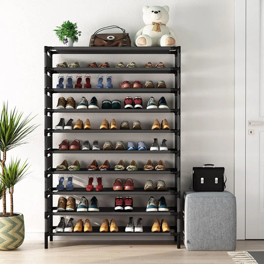 Shoe Rack – Multi-Layer Space-Saving Organizer (Holds 50+ Pairs)