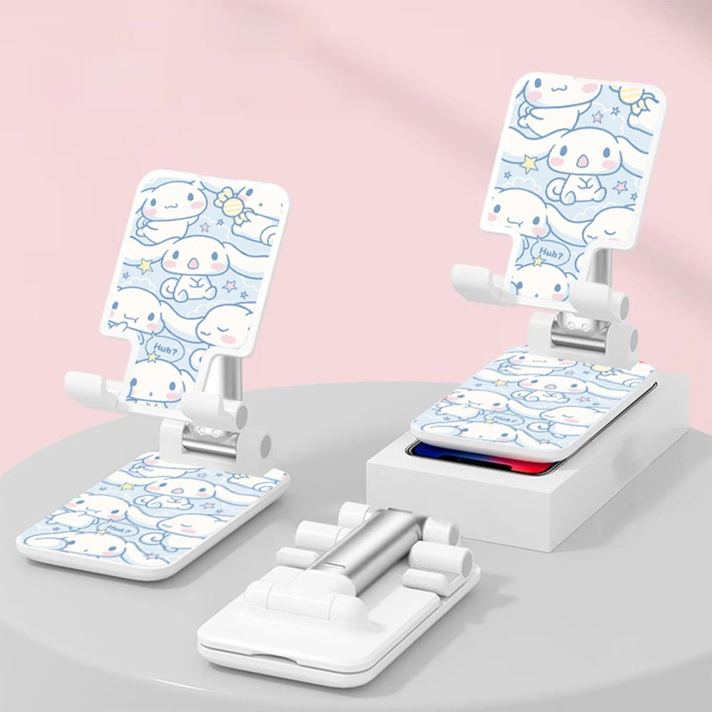 Kawaii Adjustable Desktop Phone & Tablet Stand – Cartoon Style