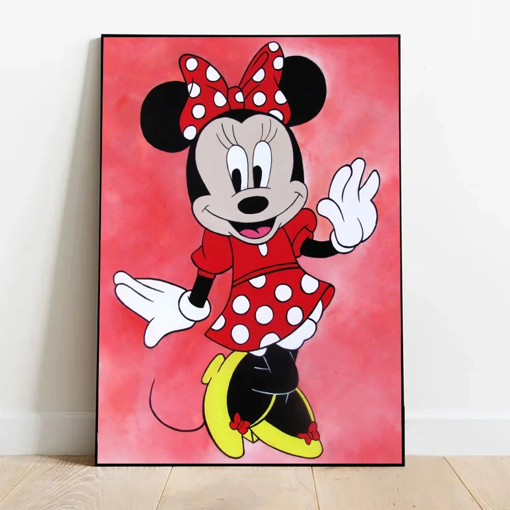 Kawaii Doodle Wall Art Print – Vertical Canvas for Kids’ Rooms or Living Spaces