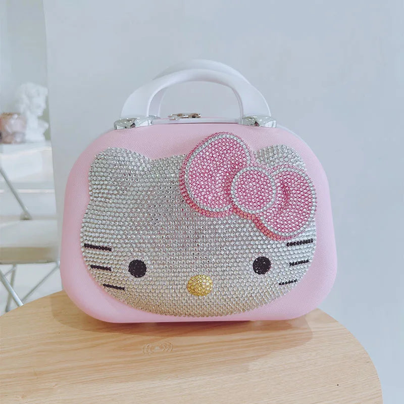 Pink Kawaii Makeup Bag – Large Capacity Travel Organizer