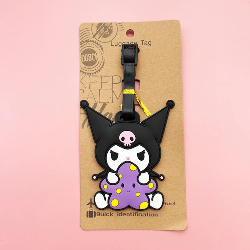 Kawaii Bow Luggage Tag – Cute Travel Bag Identifier