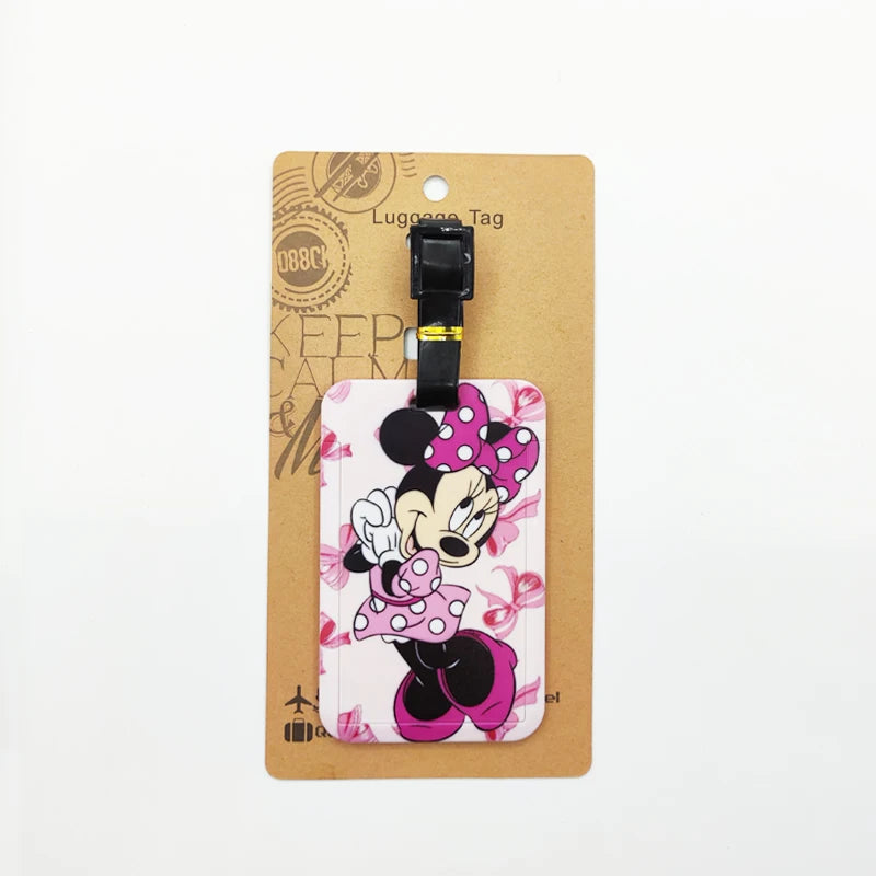 Cartoon Ears Luggage Tag – Travel Bag ID Label for Suitcases
