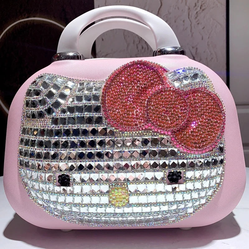 Pink Kawaii Makeup Bag – Large Capacity Travel Organizer