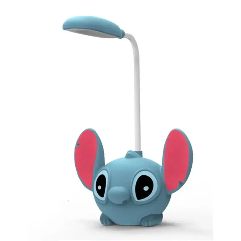 Cute Blue Cartoon LED Desk Lamp – USB Rechargeable Night Light