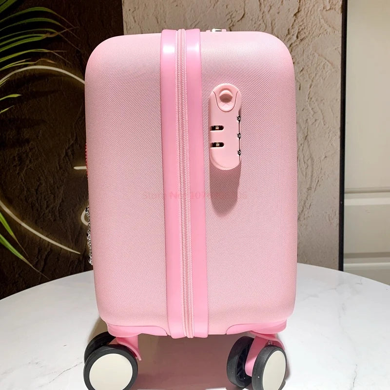 Pink Kawaii Makeup Bag – Large Capacity Travel Organizer