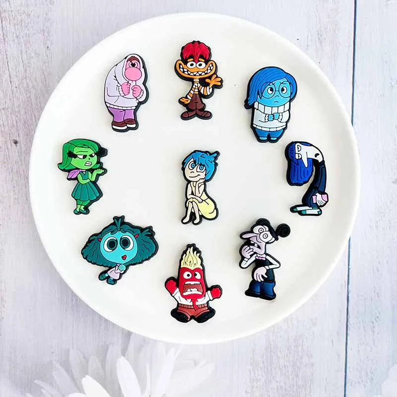 Colorful Emotion-Themed Shoe Charms – Fun Cartoon Accessories for Clogs