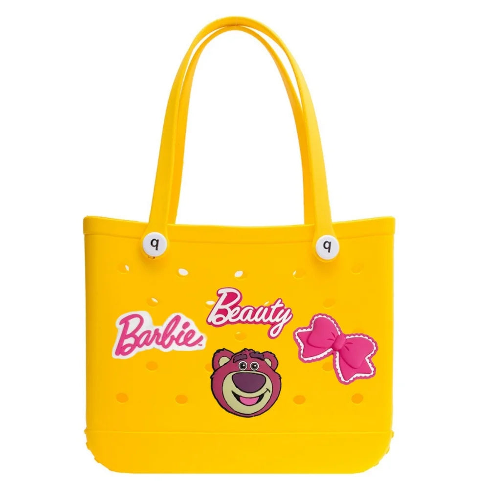 Kawaii Jelly Beach Tote – Waterproof EVA Bag (Medium)
