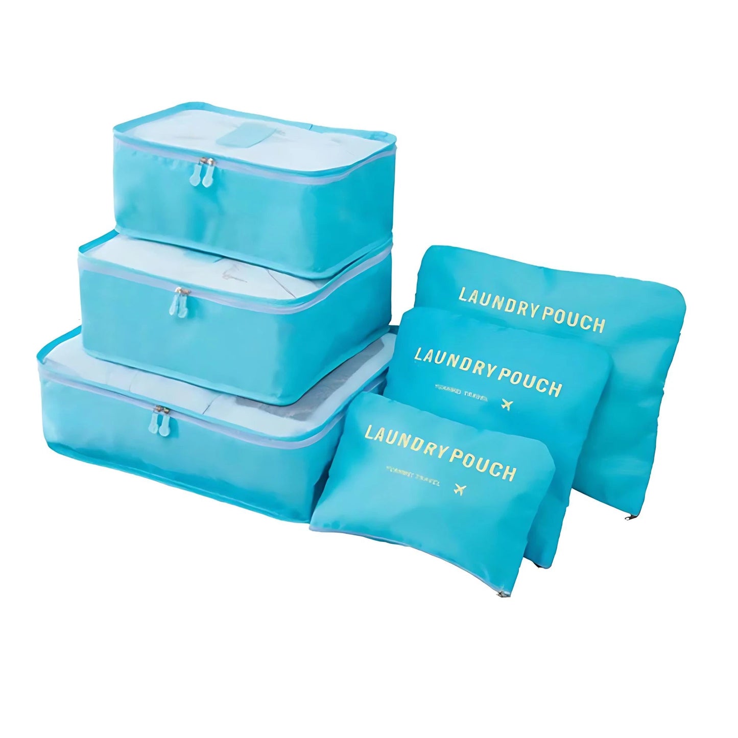 6-Piece Packing Cubes Set – Travel Organizers & Storage Bags