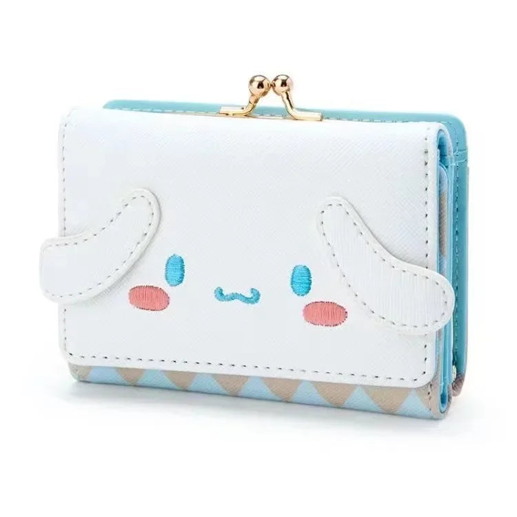 Kawaii Cartoon Wallet – Cute Zip Coin & Card Holder