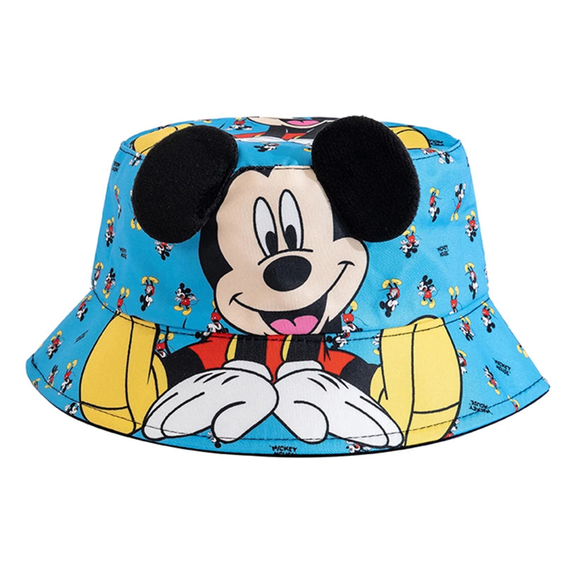 Kawaii Cartoon Bucket Hat – Soft Kids Cap for Ages 3–12