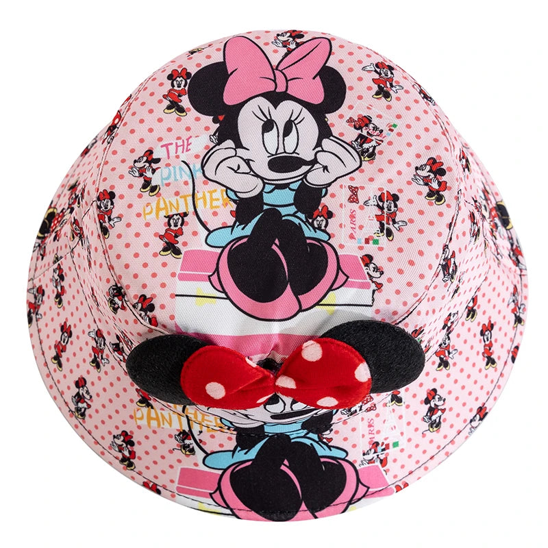 Kawaii Cartoon Bucket Hat – Soft Kids Cap for Ages 3–12