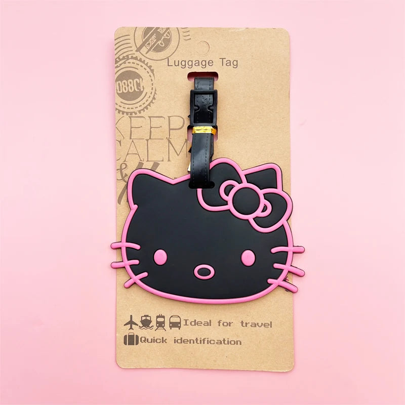 Kawaii Bow Luggage Tag – Cute Travel Bag Identifier