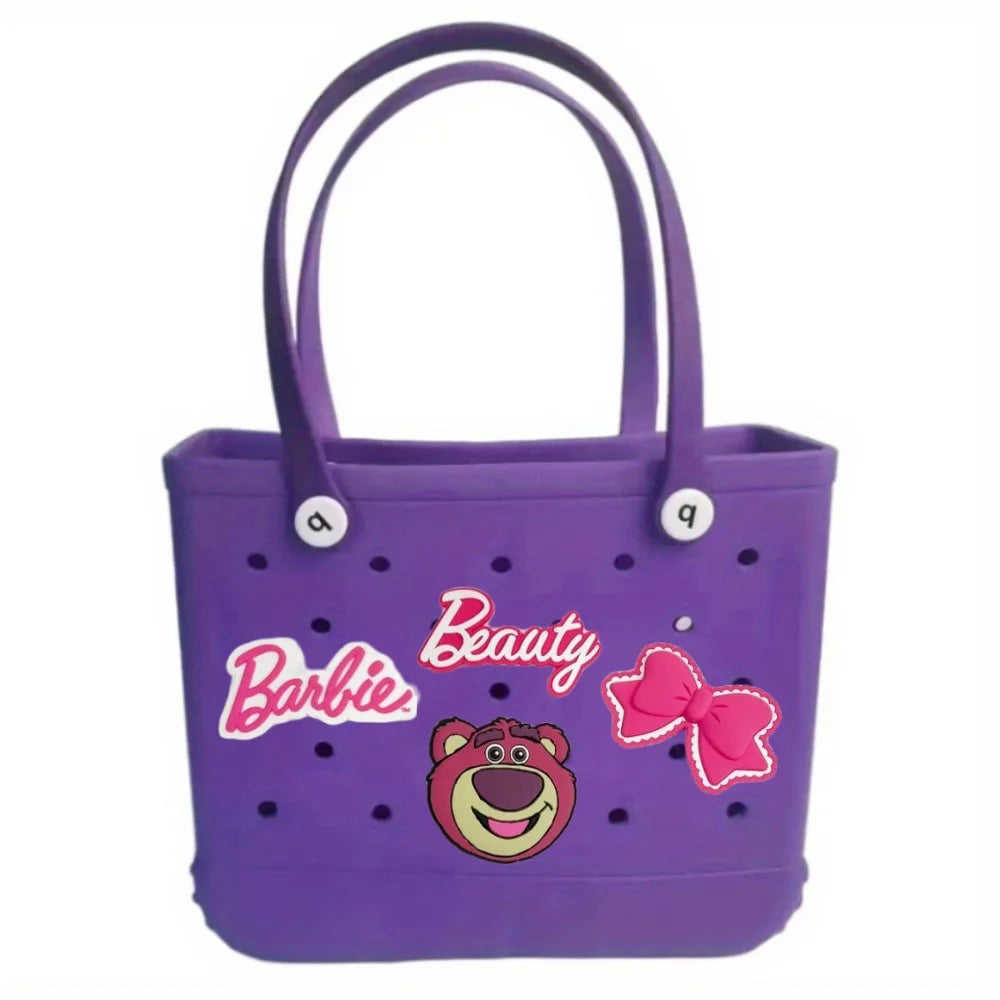 Kawaii Jelly Beach Tote – Waterproof EVA Bag (Medium)