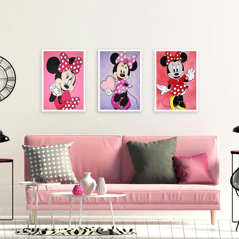 Kawaii Doodle Wall Art Print – Vertical Canvas for Kids’ Rooms or Living Spaces