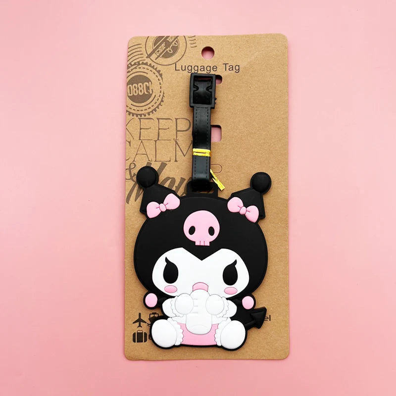 Kawaii Bow Luggage Tag – Cute Travel Bag Identifier
