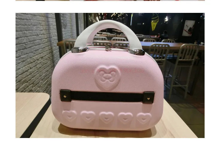 Pink Kawaii Makeup Bag – Large Capacity Travel Organizer
