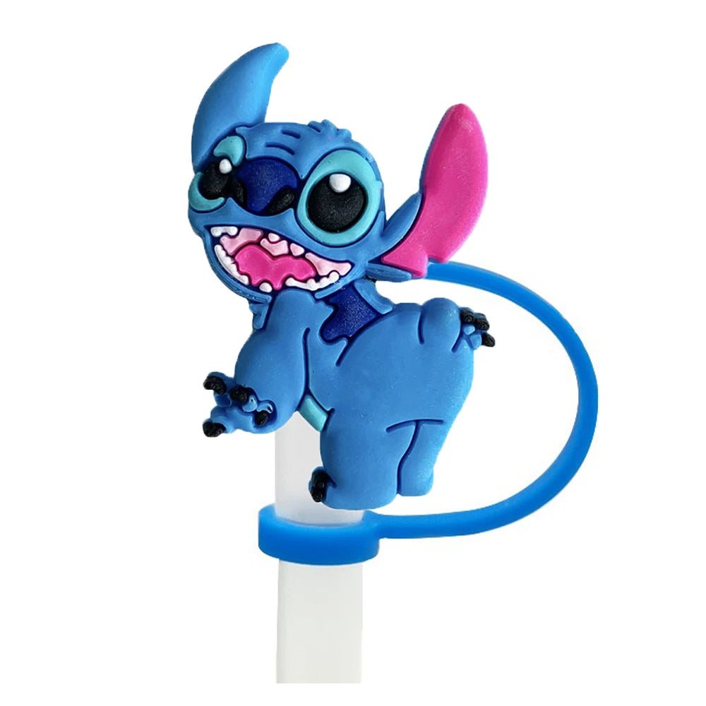 awaii Cartoon Straw Cap Set – Reusable Drink Cover for Cups & Tumblers