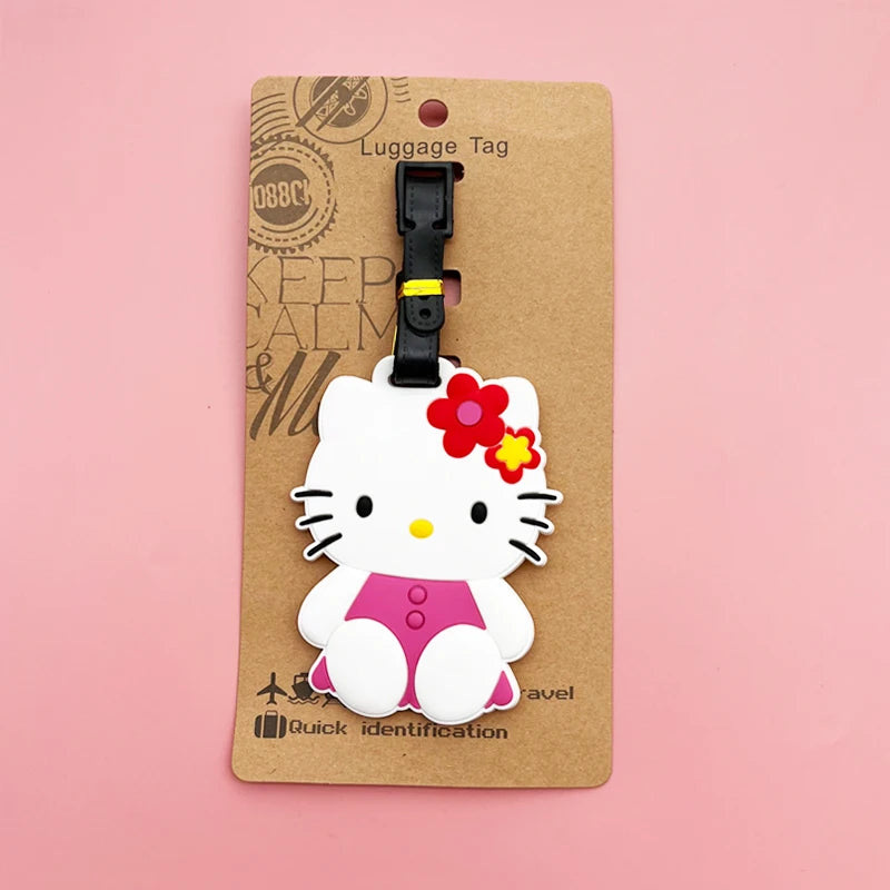 Kawaii Bow Luggage Tag – Cute Travel Bag Identifier
