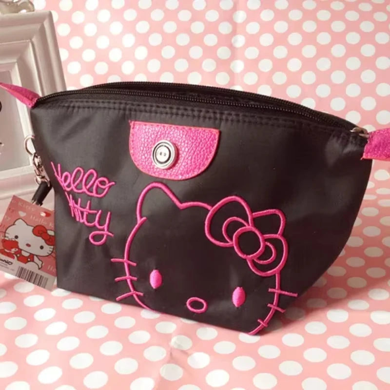 Kawaii Cartoon Makeup & Pencil Bag – Waterproof Large Capacity Storage Pouch