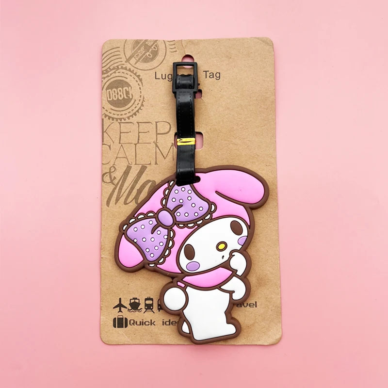 Kawaii Bow Luggage Tag – Cute Travel Bag Identifier