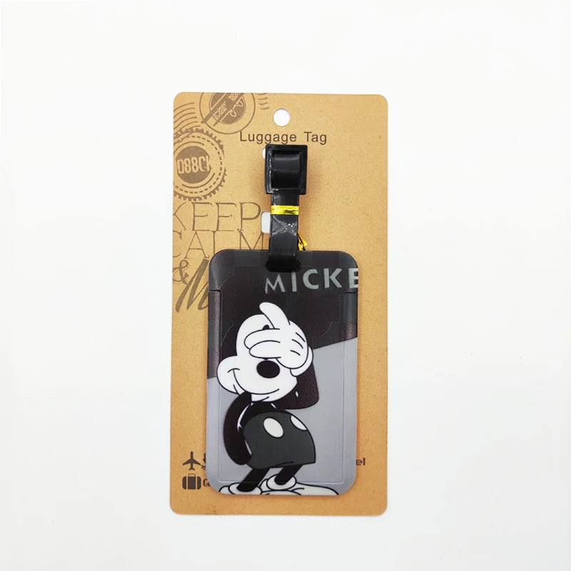 Cartoon Ears Luggage Tag – Travel Bag ID Label for Suitcases