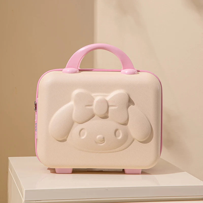 Pink Kawaii Makeup Bag – Large Capacity Travel Organizer