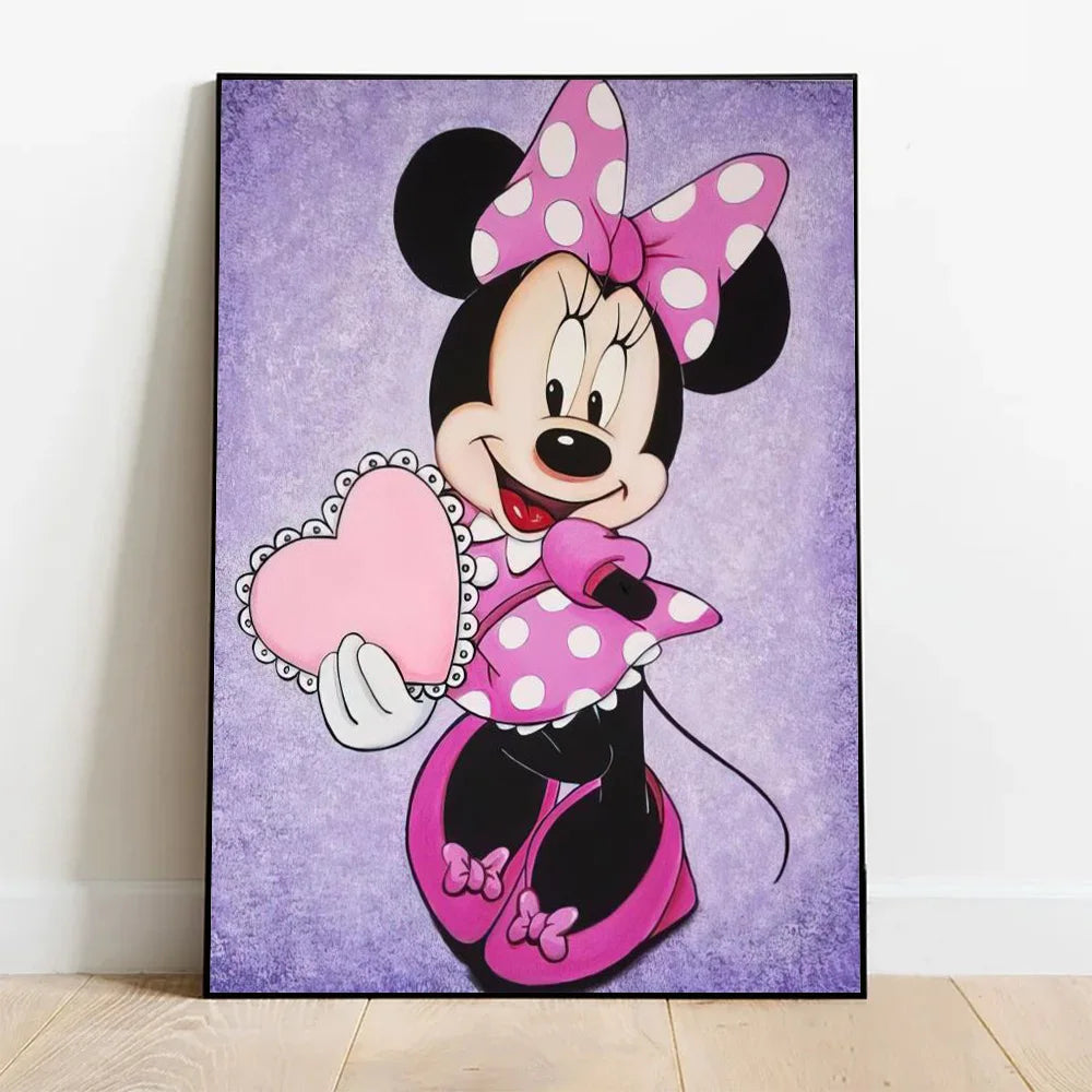 Kawaii Doodle Wall Art Print – Vertical Canvas for Kids’ Rooms or Living Spaces